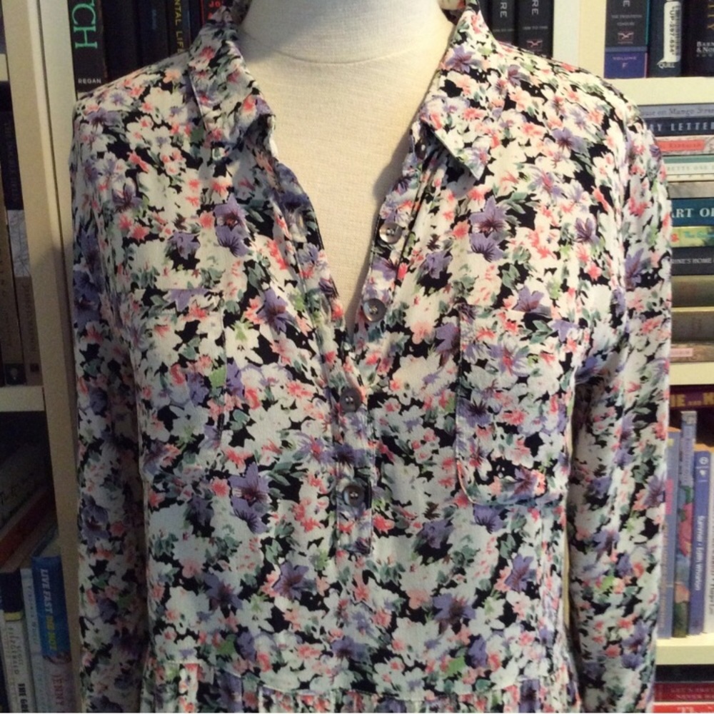 Ganni Floral Babydoll Dress - Picture 5 of 11